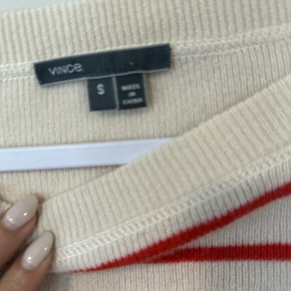 Vince Striped Cashmere Sweater Size XS 2380 - Picture 5 of 9